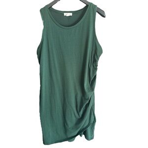 Treasure & Bond New Side Ruched T-Shirt Tank Top Dress 3X